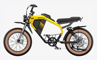 E-Bike X5 Max en amarillo